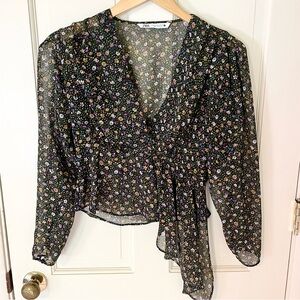 Zara Floral Blouse